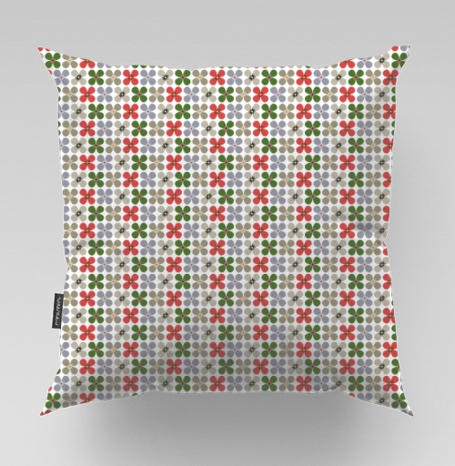 Фотография футболки Vintage Floral Pattern Retro Flowers – Винтажный цветочный паттерн ретро цветы
