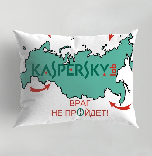 Фотография футболки Защитный образ Kaspersky Lab – цифровая крепость России