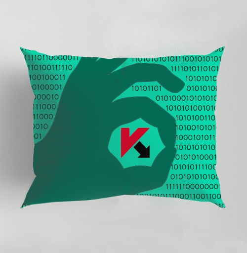 Фотография футболки Надёжность Kaspersky в цифровом пространстве