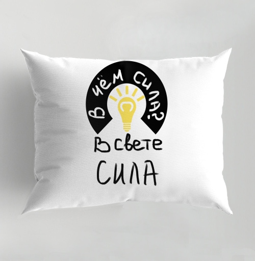 Фотография футболки В свете сила