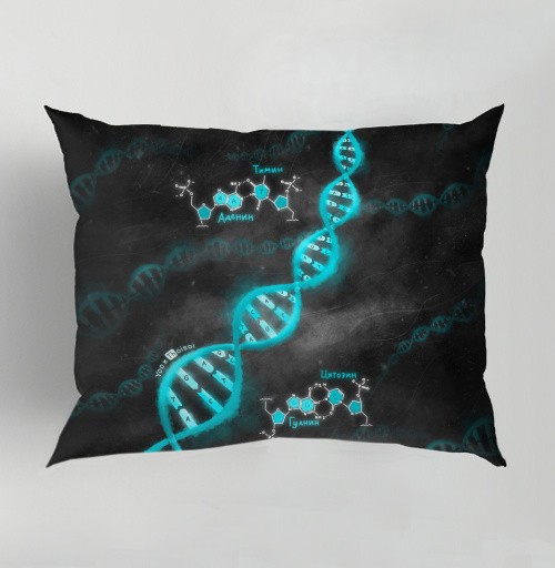 Фотография футболки DNA blue / ДНК — синий