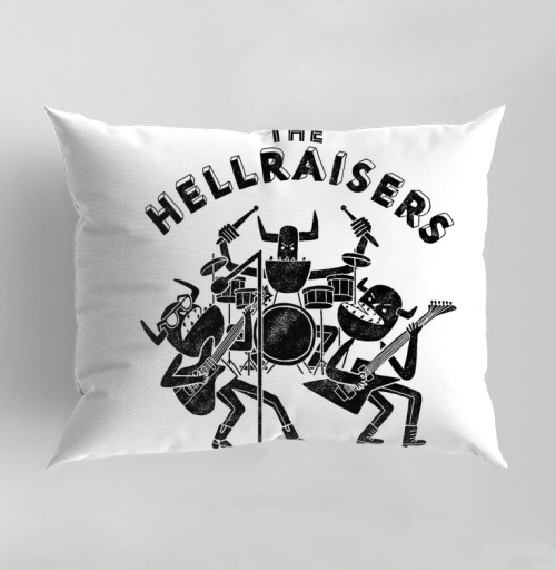 Фотография футболки The Hellraisers / Нарушители спокойствия играют монстры рок музыканты