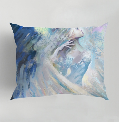 Фотография футболки Небесный ангел в облаках / Celestial angel flying на крыльях любви