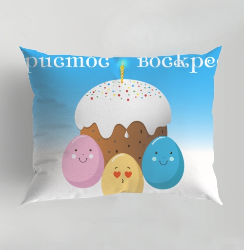 Фотография футболки Пасхальные яйца кулич Христос воскресе