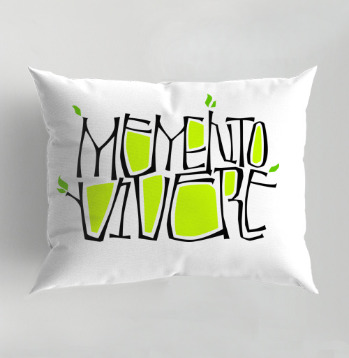 Фотография футболки Memento vivere Помни жить символы философии жизни