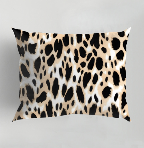Фотография футболки Beige leopard / Стильный леопардовый узор в бежевых тонах для декора интерьера