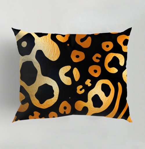 Фотография футболки Golden Leopard Pattern / Золотой леопардовый узор для вашего дома