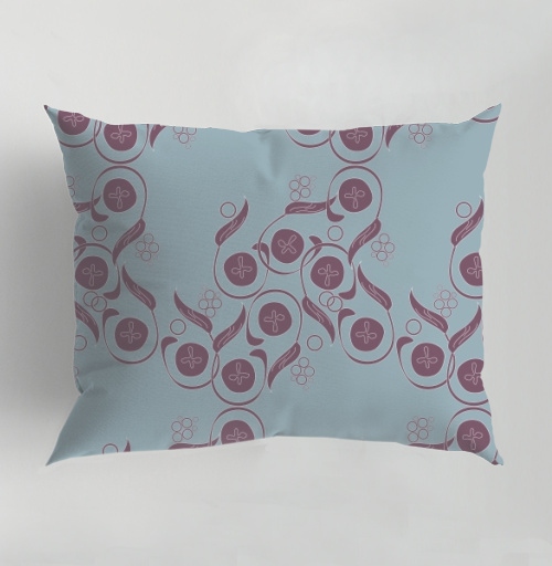 Фотография футболки Изящный винтажный растительный орнамент Floral Pattern / Цветочный узор