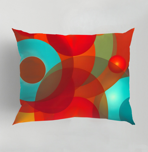 Фотография футболки Яркая композиция Абстрактные Цветные Сферы / Abstract Colorful Spheres