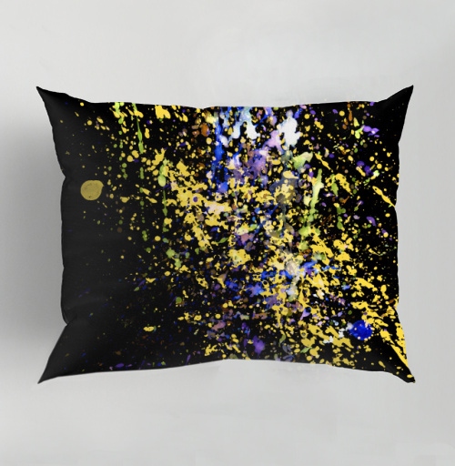 Фотография футболки Яркая экспрессия на фоне Abstract Paint Splashes Абстрактные брызги краски