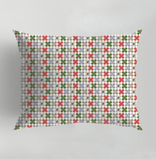 Фотография футболки Vintage Floral Pattern Retro Flowers – Винтажный цветочный паттерн ретро цветы