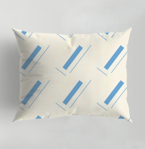 Фотография футболки Blue Milk Pattern / Стильный голубой молочный паттерн пакеты молока