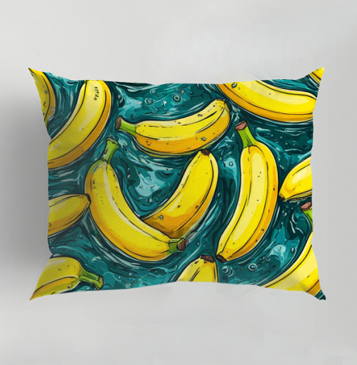 Фотография футболки Refreshing Tropical Bananas in Water / Свежие желтые бананы в воде