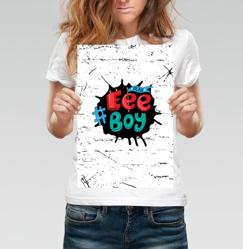 Фотография футболки Eee Boy. Play. / Иии Мальчик. Играй.