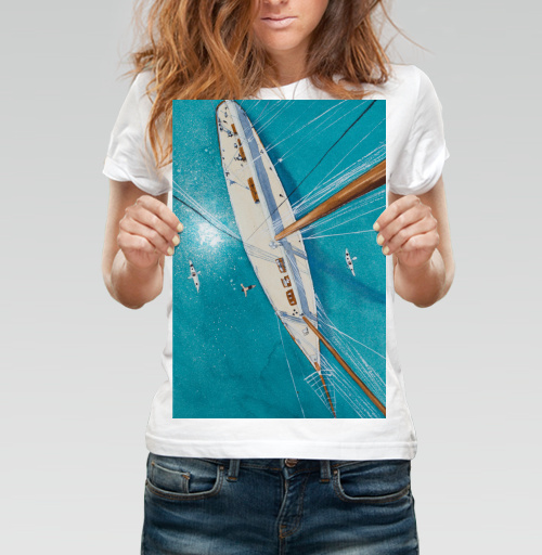 Фотография футболки Каникулы на яхте