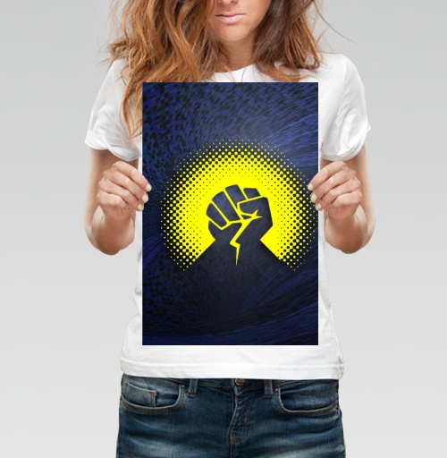 Фотография футболки Color power / Цветовая мощность
