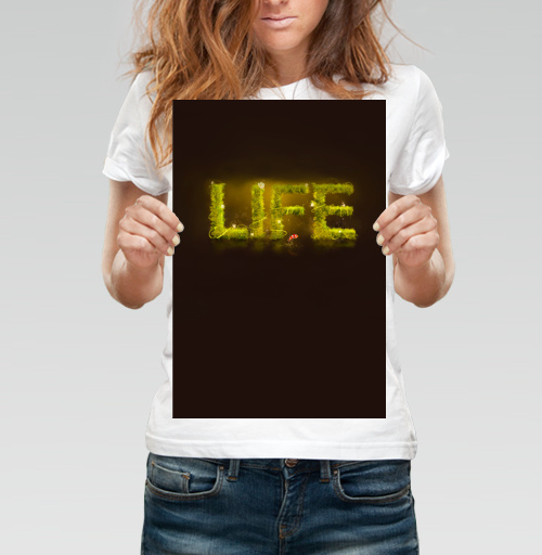 Фотография футболки LIFE пробьется