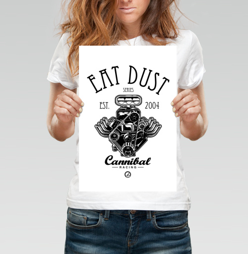 Фотография футболки Двигатель Eat Dust Cannibal Racing 2004