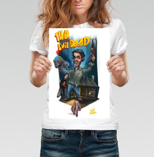 Фотография футболки Зловещие мертвецы / Evil Dead фан-арт ужасы
