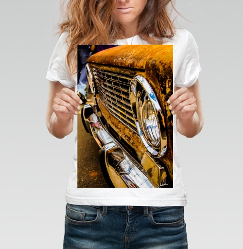 Фотография футболки Ржавый автомобиль