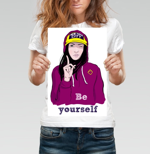 Фотография футболки Be yourself