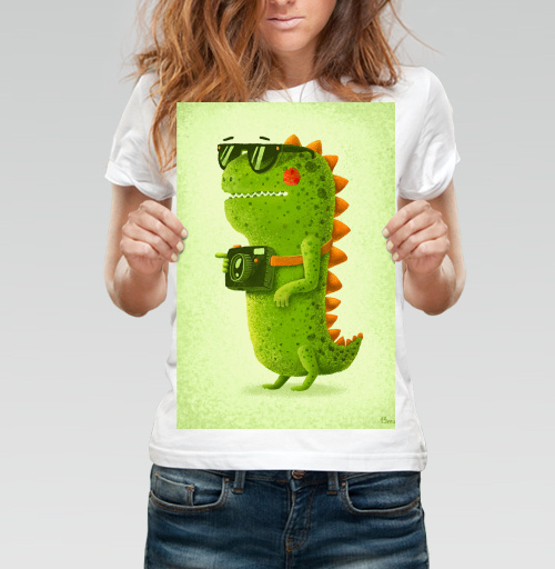 Фотография футболки Dino touristo hipsto