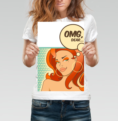 Фотография футболки OMG, dear... / Боже мой