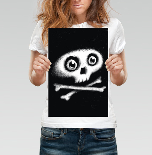 Фотография футболки Skull & bones