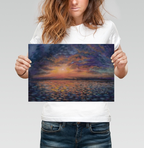 Фотография футболки Озерные светотени