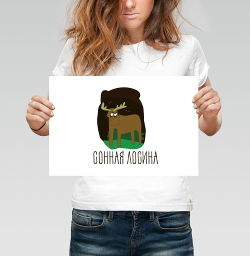 Фотография футболки Сонная лосина