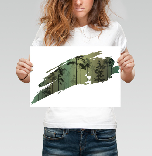 Фотография футболки Кусочек леса