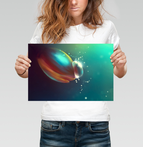 Фотография футболки Капелька и бутон