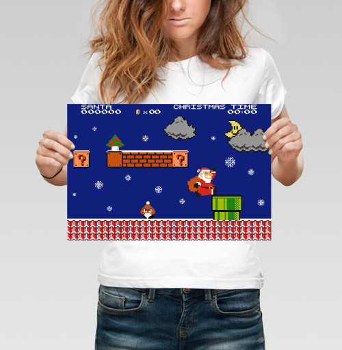 Фотография футболки Santa Mario