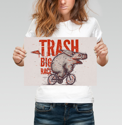 Фотография футболки Trash BIG RACE