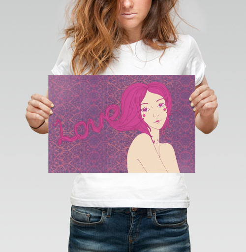 Фотография футболки Love is in the hair  / Любовь в волосах