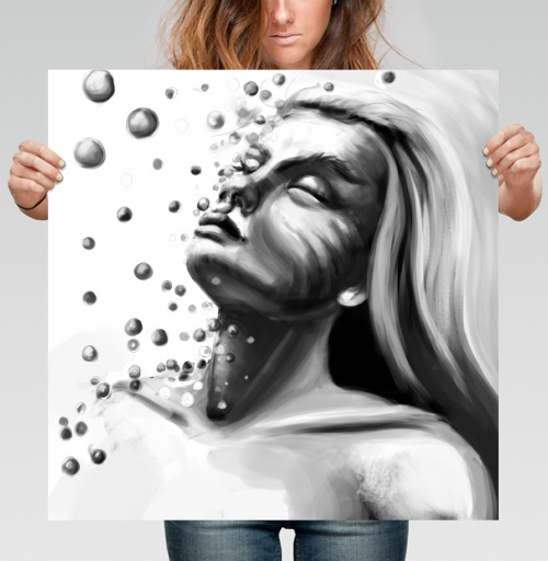 Фотография футболки Женщина Очищение Воды Исчезновение души