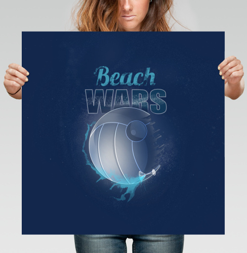 Фотография футболки Футболка Beach Wars с волейбольным дизайном