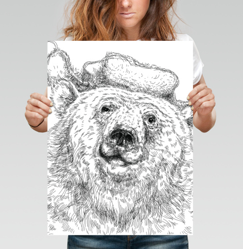 Фотография футболки Russian bear / Русский медведь