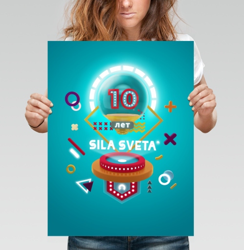 Фотография футболки Композиция света