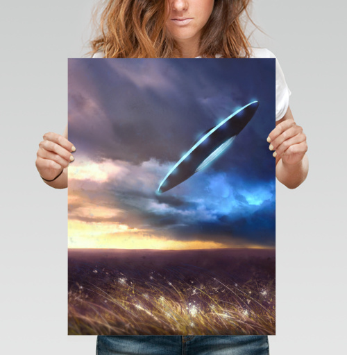 Фотография футболки UFO art / Искусство НЛО