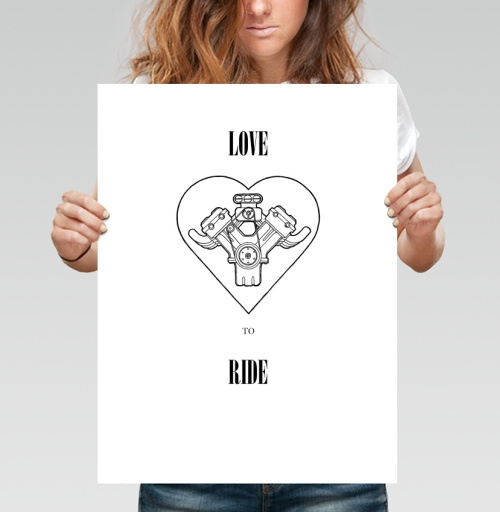 Фотография футболки Love to ride / Любовь к вождению