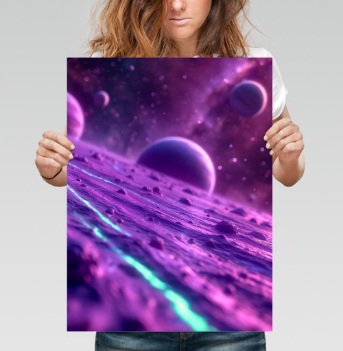 Фотография футболки Космос и планеты