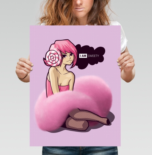 Фотография футболки I AM SWEETY / Я сладость