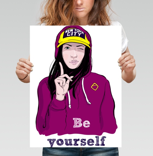 Фотография футболки Be yourself