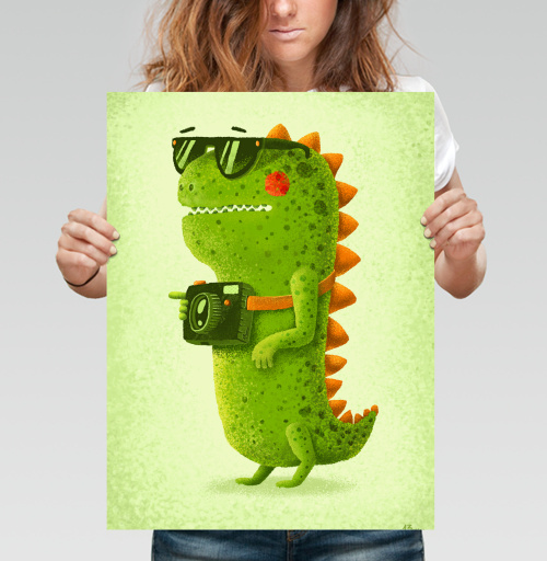Фотография футболки Dino touristo hipsto