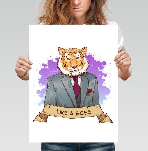 Фотография футболки Like a boss