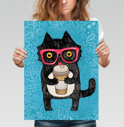 Фотография футболки Coffee-cat