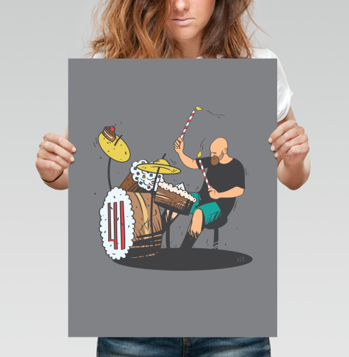 Фотография футболки Drummer 41 / Барабанщик 41