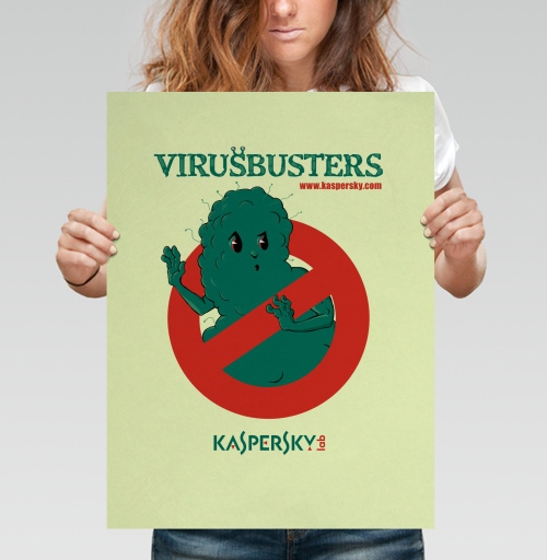 Фотография футболки virusbusters / Охотники за вирусами