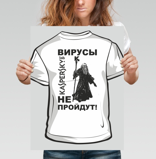Фотография футболки Гендальф